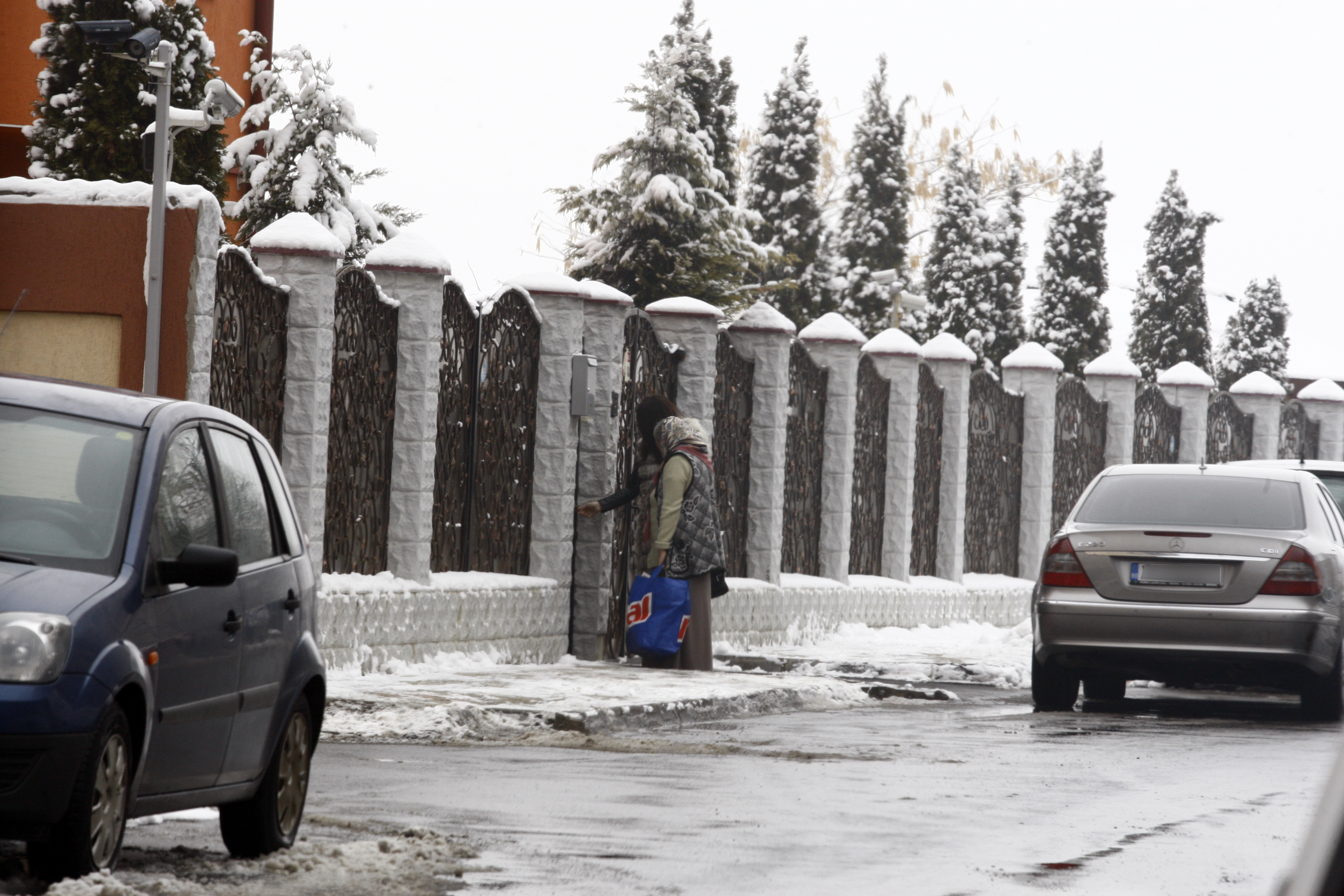 O bruneta pare a fi foarte apropiata de mama lui Florin Salam