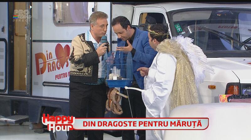 Nebunie de ziua de naştere a lui Măruţă! Vezi ce surprize a primit a primt moderatorul de la vedete!