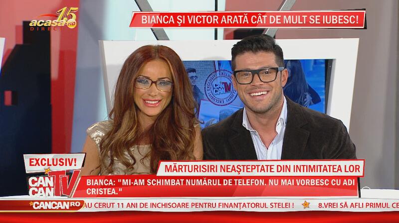 Bianca şi Victor Slav, cei mai simpatici tocilari din showbiz! Uite-i cât sunt de drăguţi împreună, cu ochelari de vedere!
