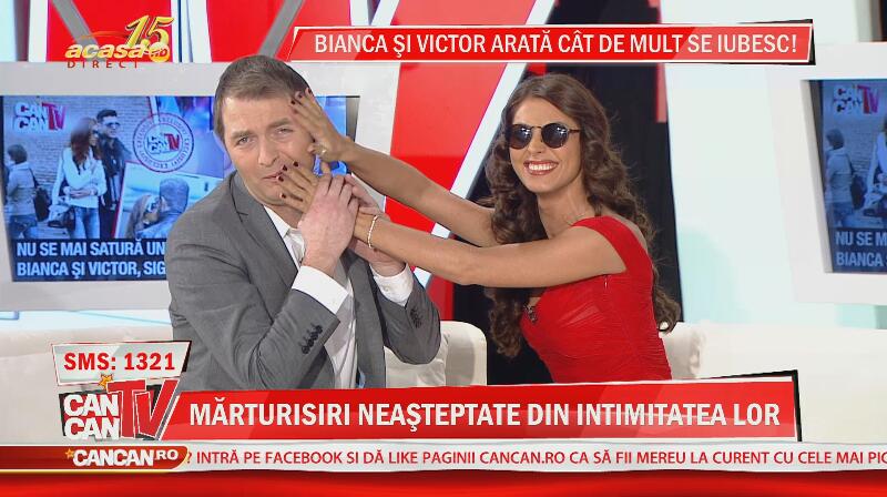 Bianca şi Victor Slav, cei mai simpatici tocilari din showbiz! Uite-i cât sunt de drăguţi împreună, cu ochelari de vedere!