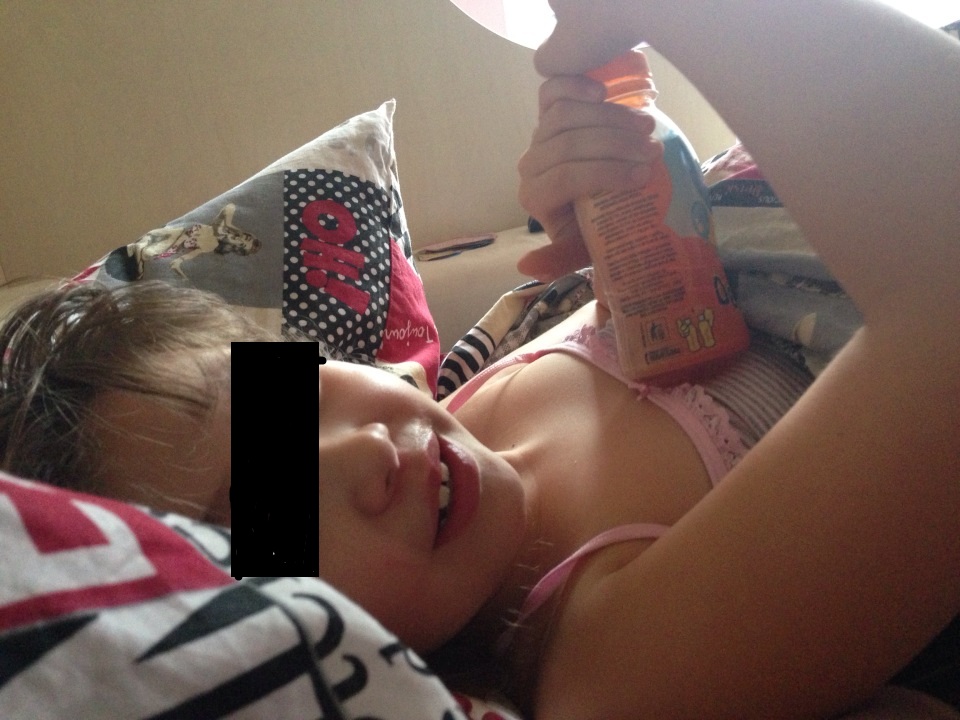 In varsta de sapte ani, micuta Alessia este 