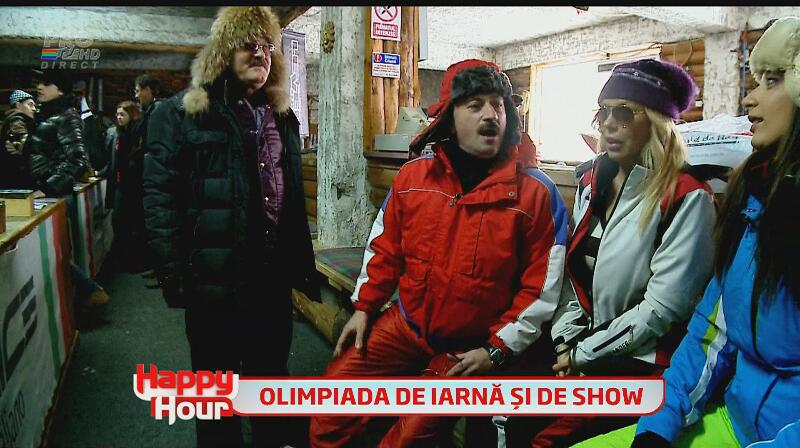 Haos pe partia de schi cu Palade, Ţociu, Jasmine şi Cocuţa! Imagini de senzaţia cu gaşca veselă pe pârtie!