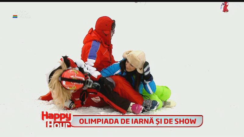 Haos pe partia de schi cu Palade, Ţociu, Jasmine şi Cocuţa! Imagini de senzaţia cu gaşca veselă pe pârtie!