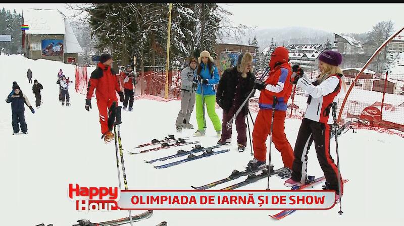 Haos pe partia de schi cu Palade, Ţociu, Jasmine şi Cocuţa! Imagini de senzaţia cu gaşca veselă pe pârtie!