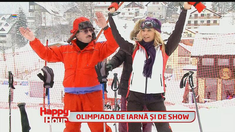 Haos pe partia de schi cu Palade, Ţociu, Jasmine şi Cocuţa! Imagini de senzaţia cu gaşca veselă pe pârtie!