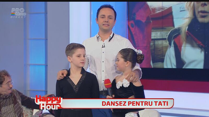 Ce tătic mândru! Fiica lui Romică Ţociu a dansat cha-cha la