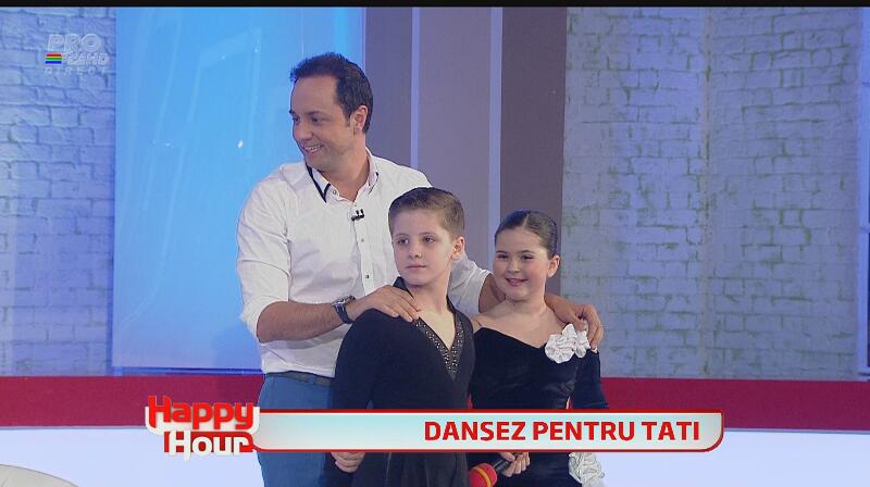 Ce tătic mândru! Fiica lui Romică Ţociu a dansat cha-cha la
