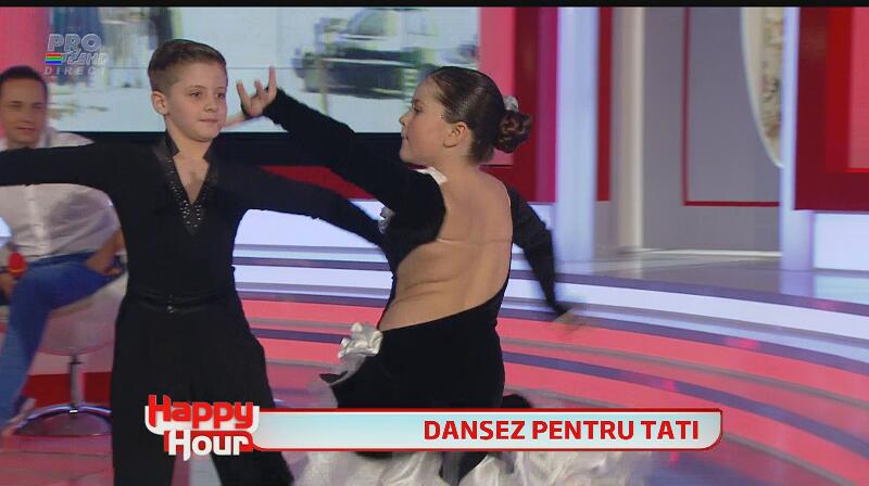 Ce tătic mândru! Fiica lui Romică Ţociu a dansat cha-cha la