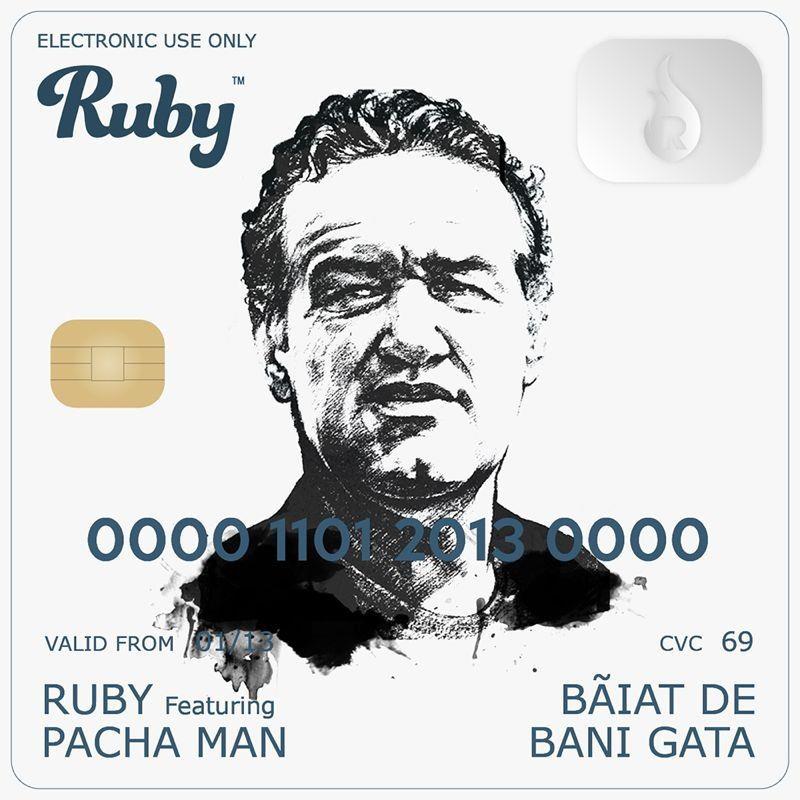 Ruby l-a pus pe coperta celui mai recent album chiar pe Gigi Becali