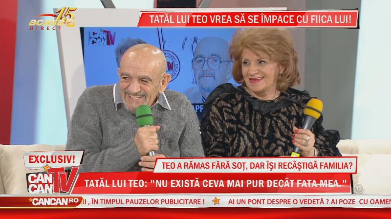 Tatăl lui Teo, declaraţii emoţionante la CANCAN TV pentru fiica lui: