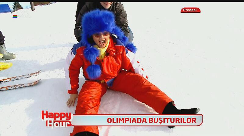 Pe pârtie, înainte! O nouă gaşcă de nebuni a învăţat să schieze: Laurette, Doiniţa, Vali Vijelie, Roxana Ciuhulescu şi Minodora!