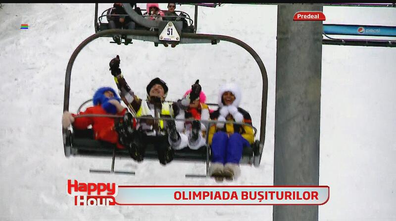 Pe pârtie, înainte! O nouă gaşcă de nebuni a învăţat să schieze: Laurette, Doiniţa, Vali Vijelie, Roxana Ciuhulescu şi Minodora!