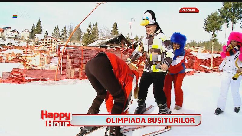 Pe pârtie, înainte! O nouă gaşcă de nebuni a învăţat să schieze: Laurette, Doiniţa, Vali Vijelie, Roxana Ciuhulescu şi Minodora!