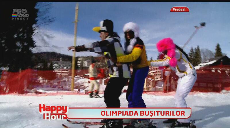 Pe pârtie, înainte! O nouă gaşcă de nebuni a învăţat să schieze: Laurette, Doiniţa, Vali Vijelie, Roxana Ciuhulescu şi Minodora!