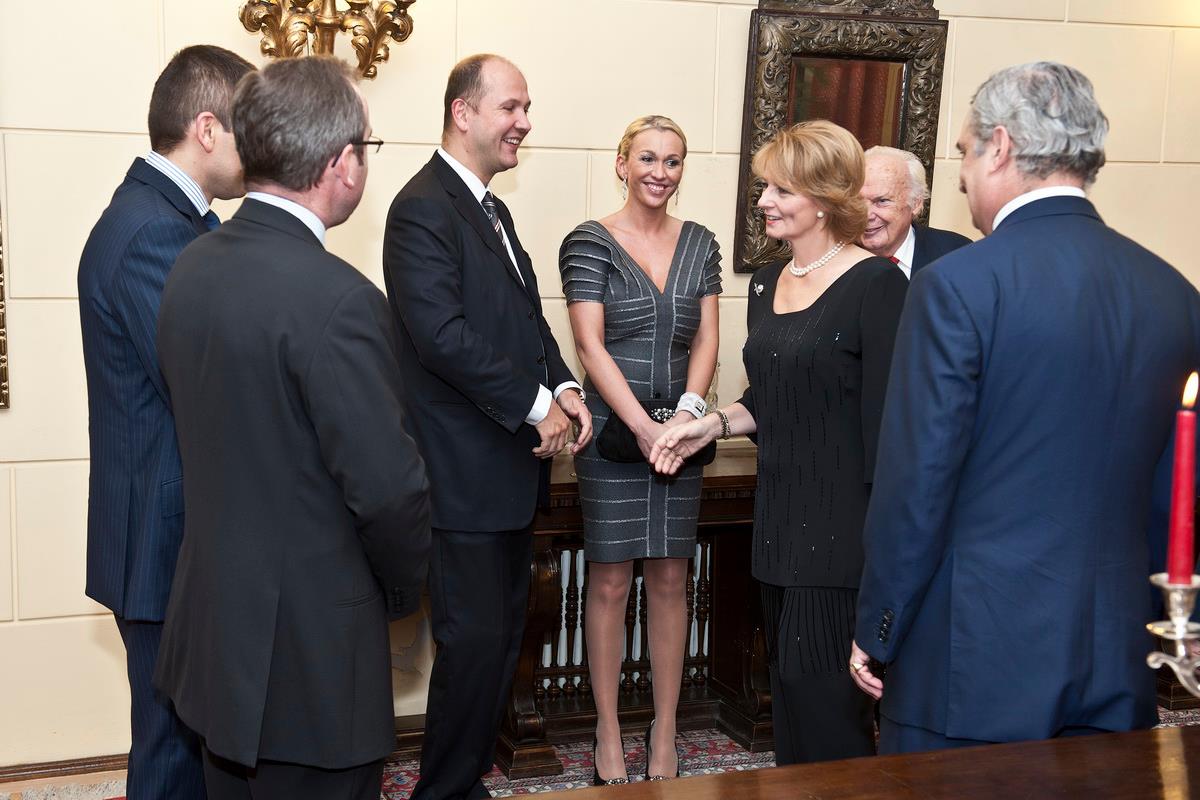 Familia Swarovsky isi petrec sarbatorile de iarna la Bistrita