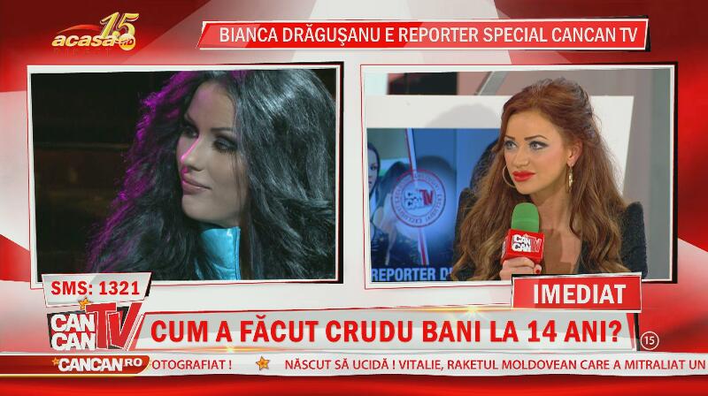 Cruduţa a dat din casă când a fost intervievată de Bianca Drăguşanu: