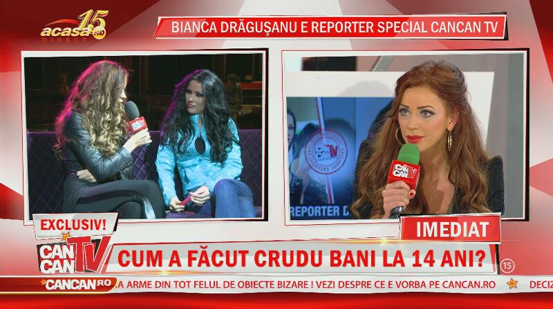 Cruduţa a dat din casă când a fost intervievată de Bianca Drăguşanu: