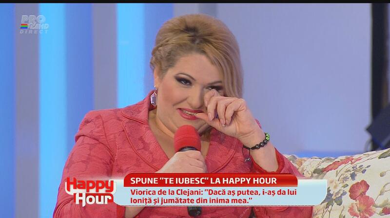 Viorica de la Clejani, în lacrimi la Happy Hour! Vezi de ce soţia lui Ioniţă a plâns în hohote şi ce a avut de spus!