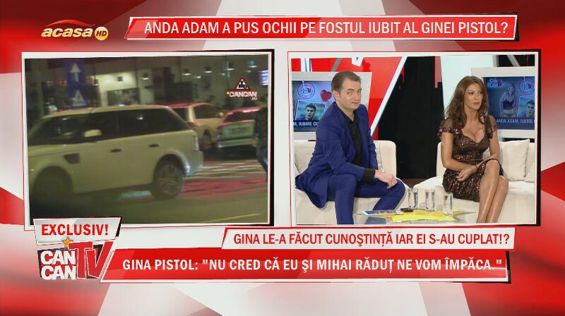 Prima reactie a Ginei Pistol dupa escapada lui Raduţ cu Anda Adam!