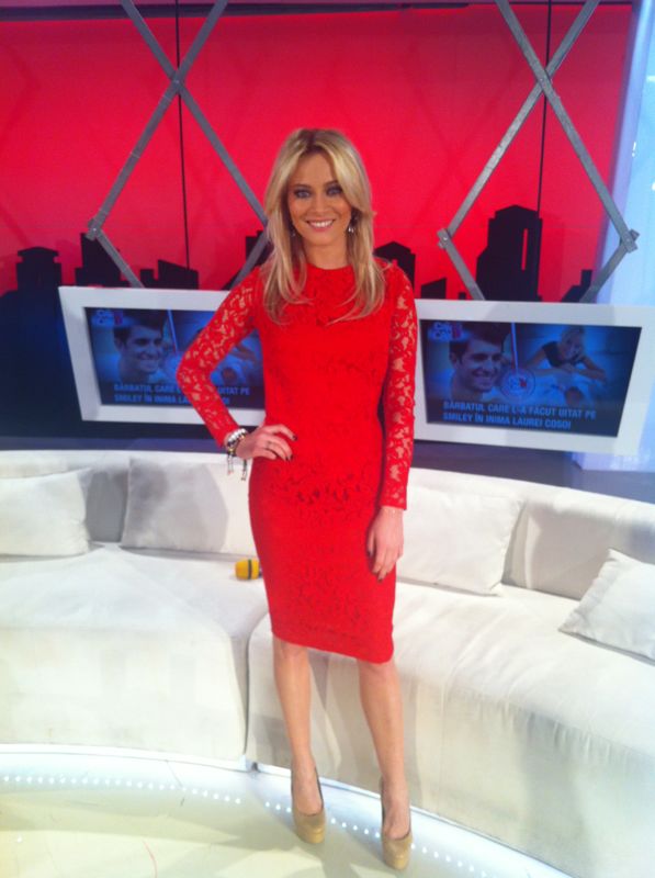 Laura a purtat o rochie unicat special creata de o prietena