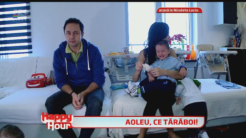 Cătălin Măruţă, bonă pentru tripleţii Nicoletei Luciu! Vezi dacă moderatorul s-a descurcat sau a creat haos!