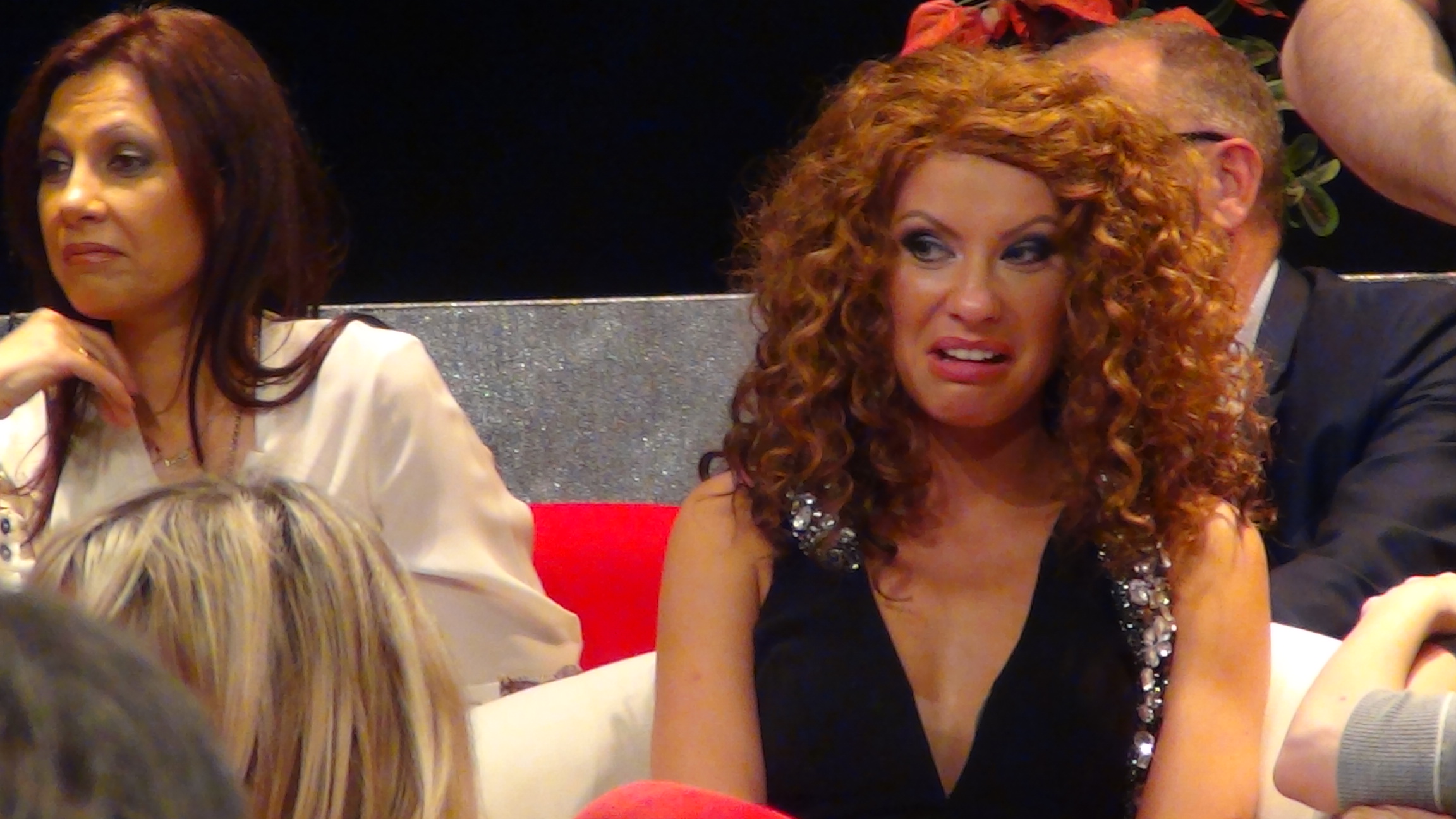 Desi sunt amice la catarama, grimasele surprinse de obiectivul aparatului foto ar putea trada o rivalitate intre Dana Sota (dreapta) si Natalia Barbu