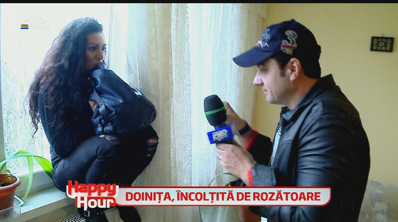 Doiniţa Oancea, isterie la maxim! Casa actriţei a fost plină de şoareci! Vezi cum bruneta a plâns şi s-a urcat pe calorifer!