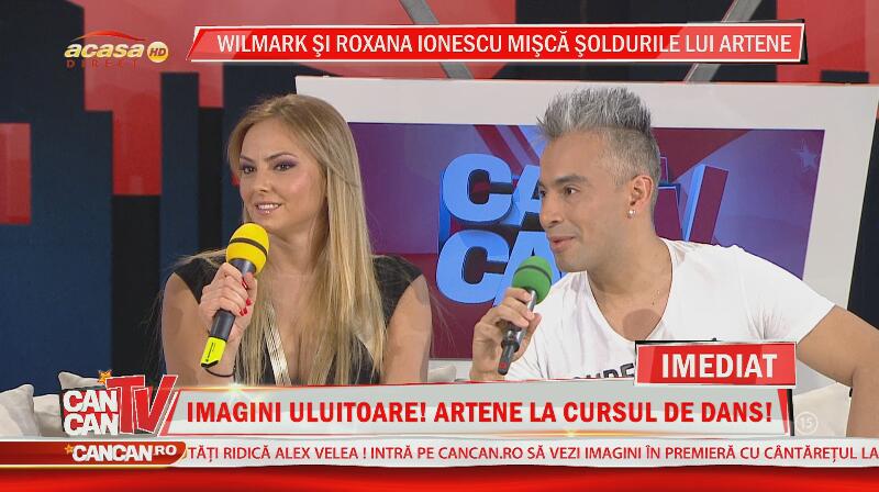 Adrian Artene, varianta îmbunătăţită! Roxana Ionescu i-a