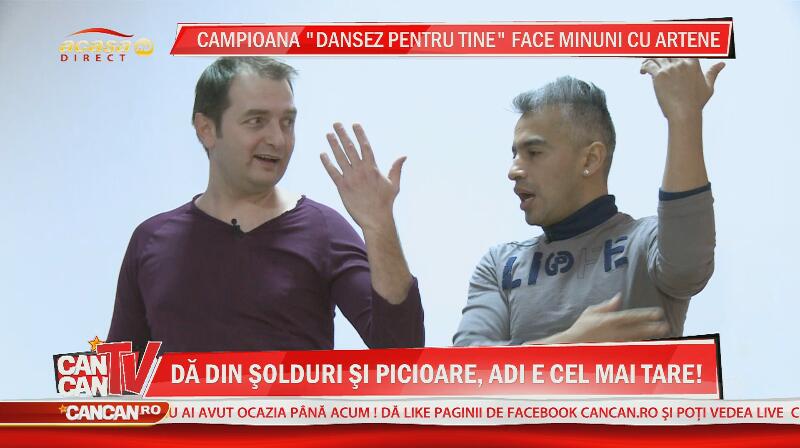 Adrian Artene, varianta îmbunătăţită! Roxana Ionescu i-a