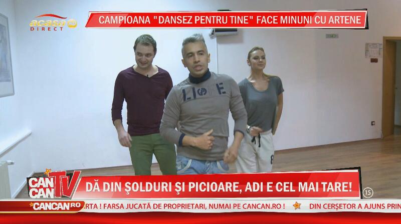 Adrian Artene, varianta îmbunătăţită! Roxana Ionescu i-a