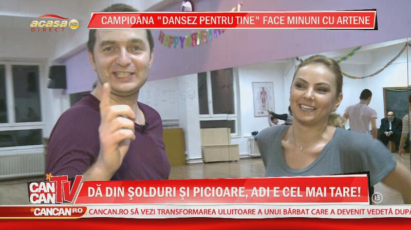 Adrian Artene, varianta îmbunătăţită! Roxana Ionescu i-a