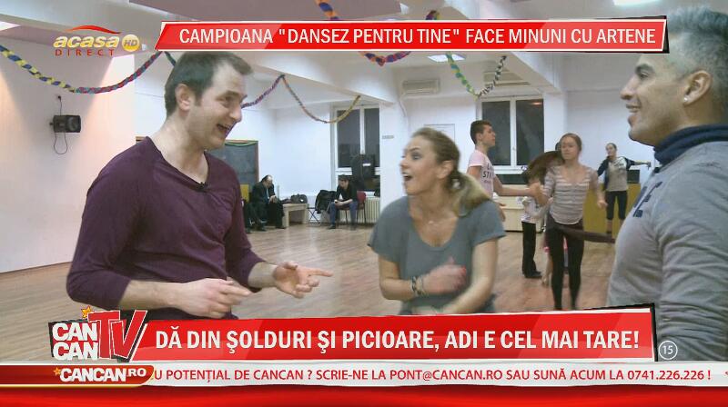 Adrian Artene, varianta îmbunătăţită! Roxana Ionescu i-a