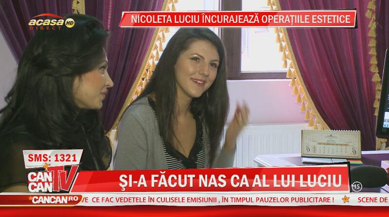 Cea mai mare fană a Nicoletei Luciu vrea să arate ca idolul ei! Denisa şi-a făcut nas ca al vedetei! Seamană?