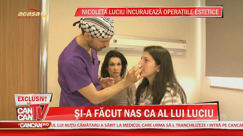 Cea mai mare fană a Nicoletei Luciu vrea să arate ca idolul ei! Denisa şi-a făcut nas ca al vedetei! Seamană?