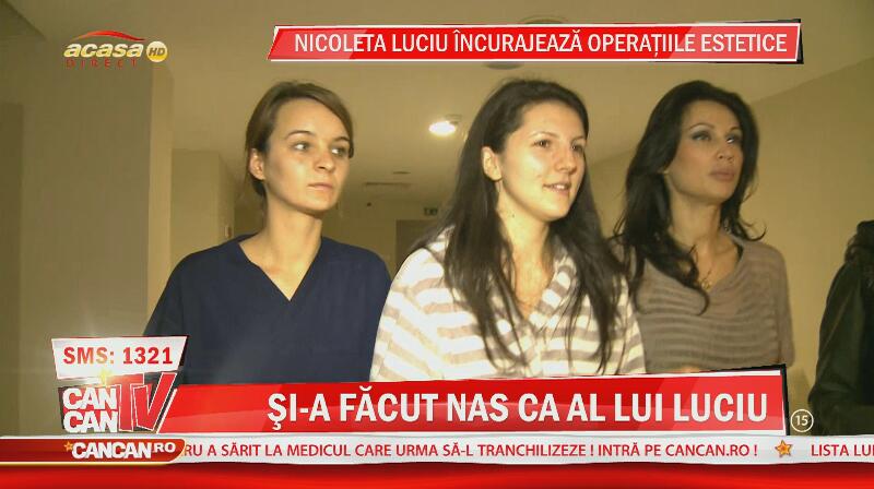 Cea mai mare fană a Nicoletei Luciu vrea să arate ca idolul ei! Denisa şi-a făcut nas ca al vedetei! Seamană?