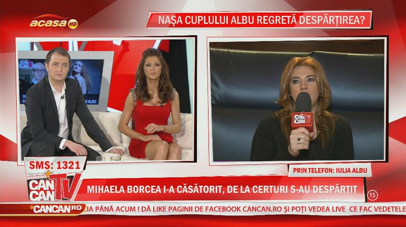 Primele declaraţii ale Mihaelei Borcea despre divorţul soţilor Albu! Nasa cuplului are un as în mânecă şi vrea să oprească despăr