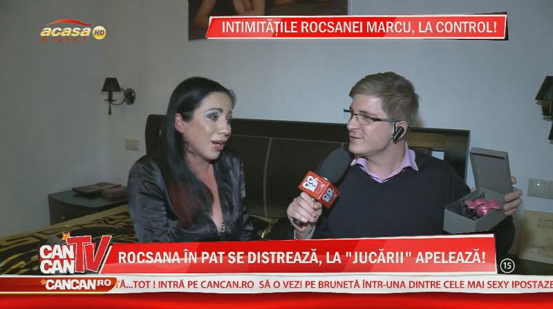 Roxana Marcu nu este deloc fată cuminte! În dormitor are un secret...cu baterii! Indiciu: este roz şi vibrează!