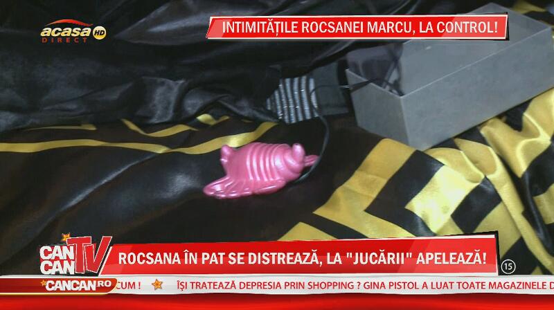 Roxana Marcu nu este deloc fată cuminte! În dormitor are un secret...cu baterii! Indiciu: este roz şi vibrează!