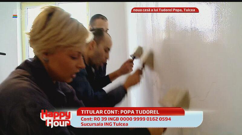 De dragul lui Tudorel Popa, trupa Zero şi Veveriţele i-au zugrăvit apartamentul! Uite-i pe toţi cum