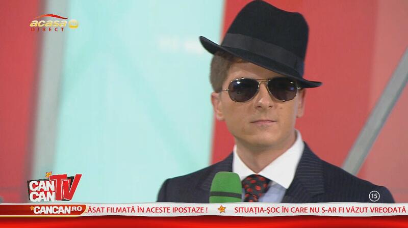 Teo Trandafir, prima apariţie televizată după divorţ, în direct, la CANCAN TV! A dat nas în nas cu De Niro!