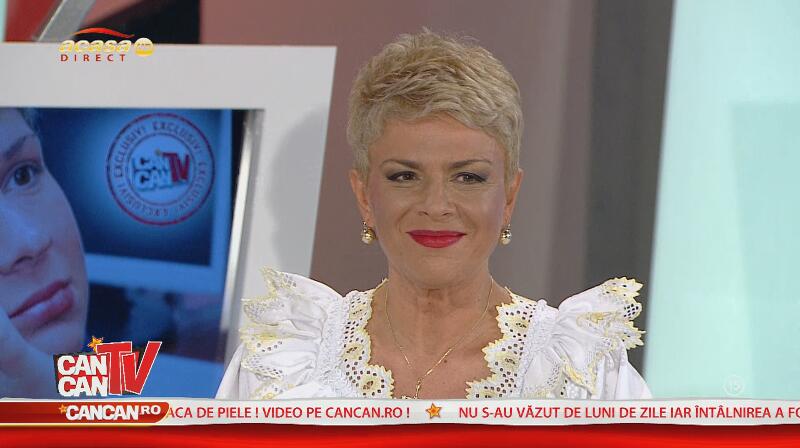 S-a râs cu lacrimi la CANCAN TV! Teo Trandafir, emoţii maxime după ce a văzut imagini de colecţie din cariera ei!