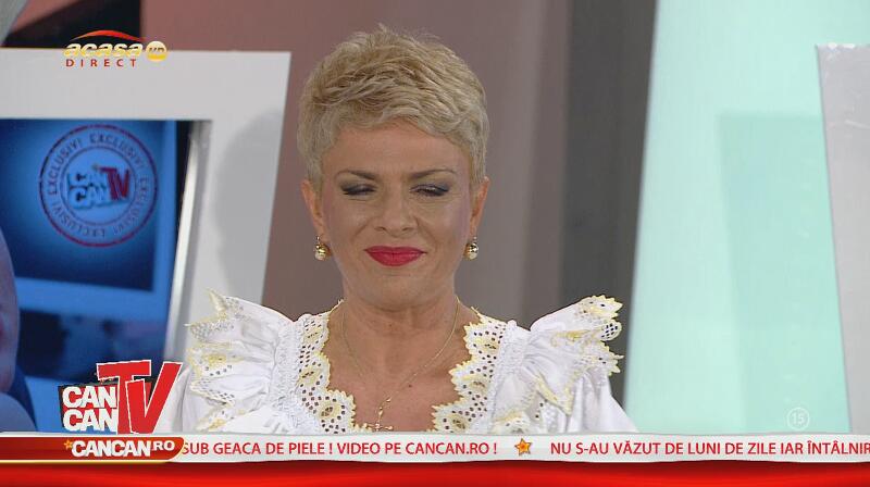 S-a râs cu lacrimi la CANCAN TV! Teo Trandafir, emoţii maxime după ce a văzut imagini de colecţie din cariera ei!