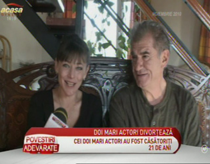 Fata actorului Florin Zamfirescu, despre divorţul acestuia de Cătălina Mustaţă: