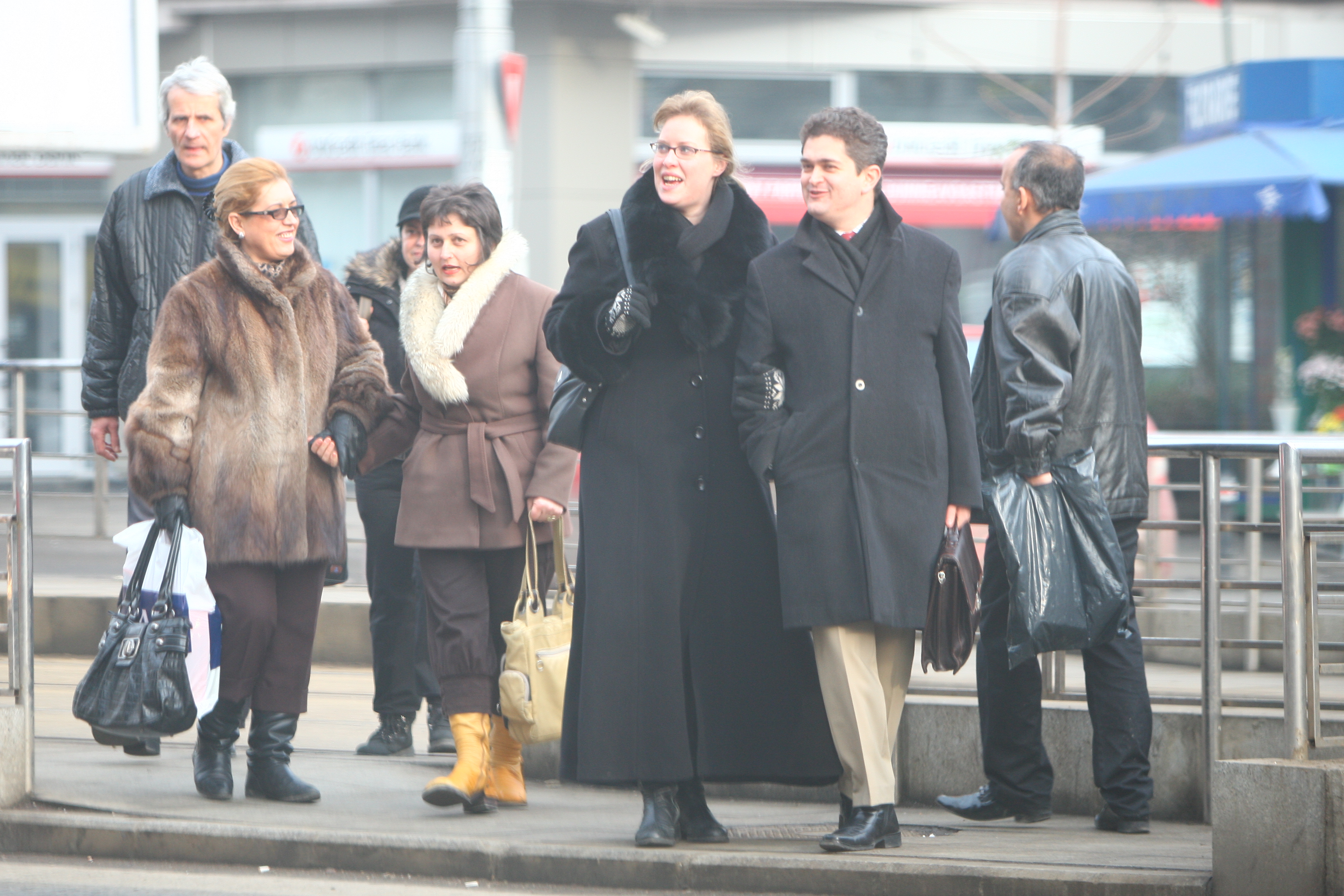 Cei doi au fost fotografiati in mai multe randuri prin Bucuresti