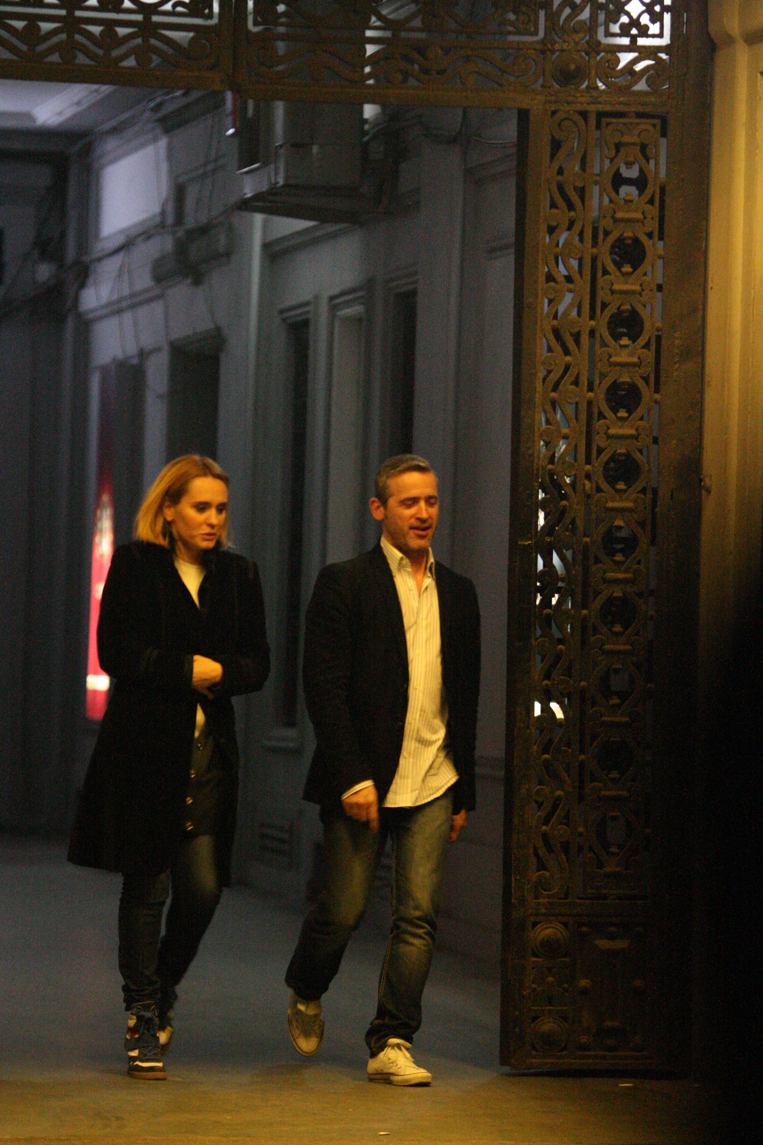 Andreea Esca a venit insotita de un amic