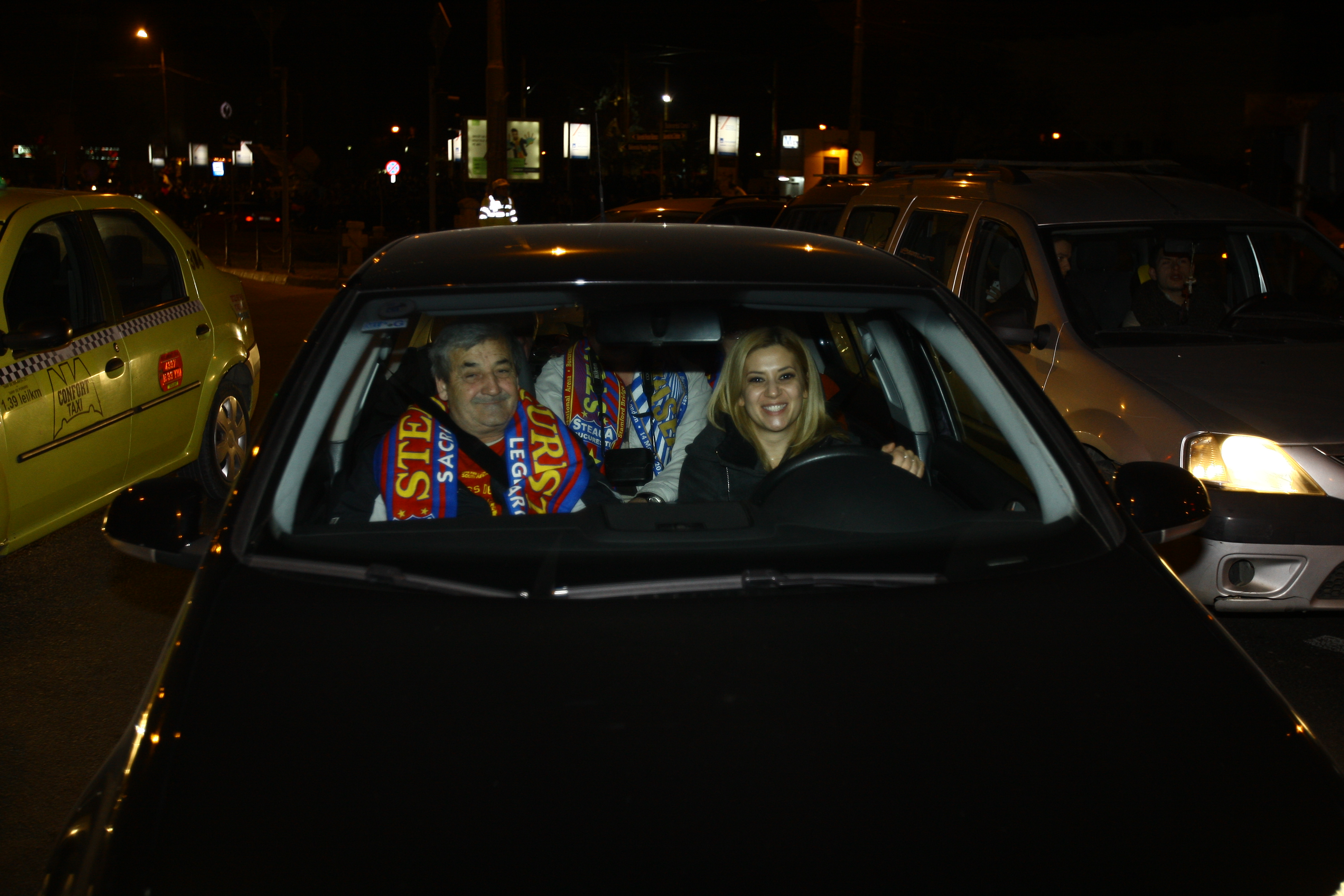 Stirista si-a dus parintii pe Arena Nationala, unde au urmarit meciul Steaua-Chelsea