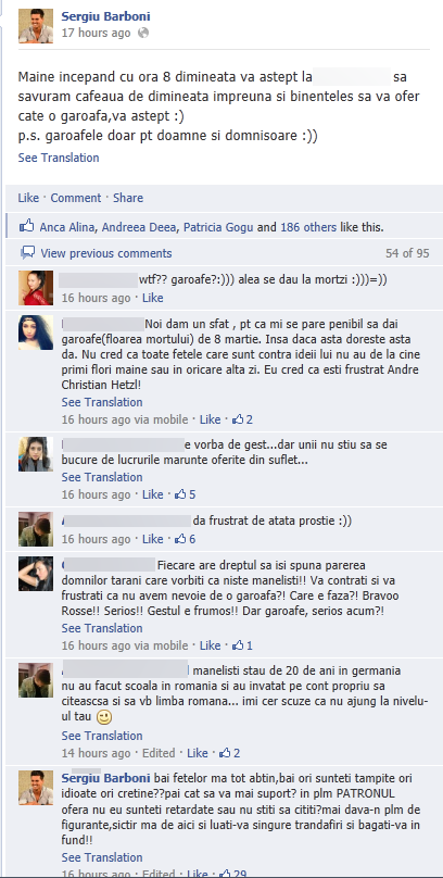 Un gest frumos a ajuns sa fie transformat intr-un limbaj osbscen