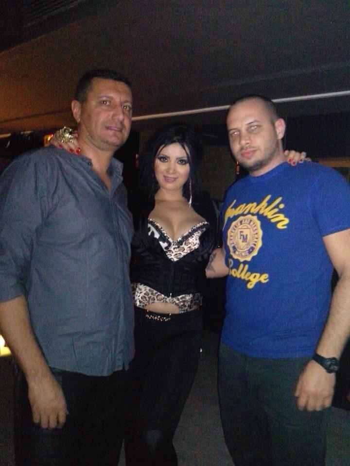 Adriana, alaturi de patronul clubului