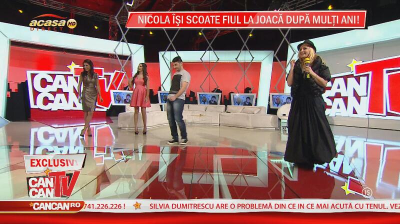 Moment extrem de emoţionant la CANCAN TV! Nicola i-a spus fiului său