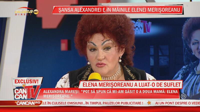 Elena Merişoreanu a înfiat o fostă concurentă de la